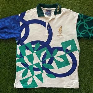 Vintage ATL Olympic Blue/Green Polo